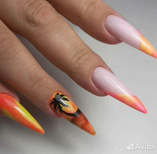Наращивание ногтей. Маникюр. Гель лак