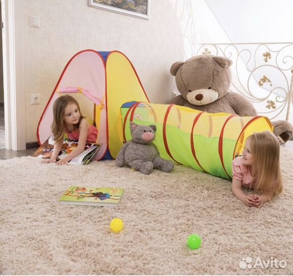 Детская игровая палатка вигвам Sundays С тоннелем