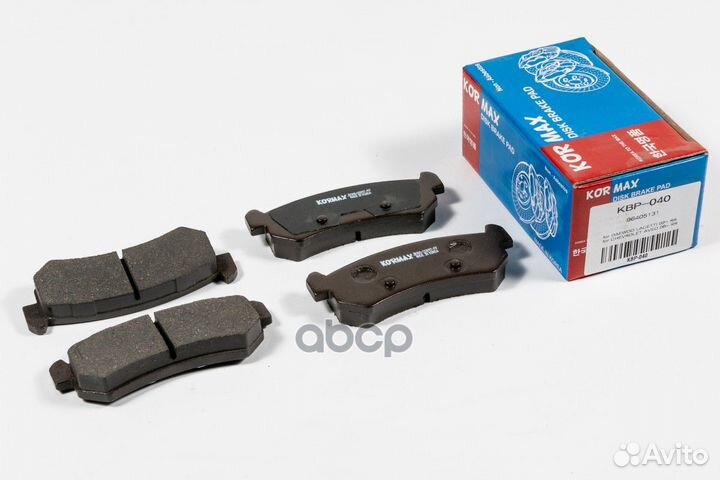 Колодки тормозные, задние (с антискрипной