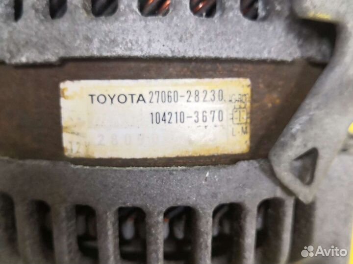 Генератор на тойота камри 2.4