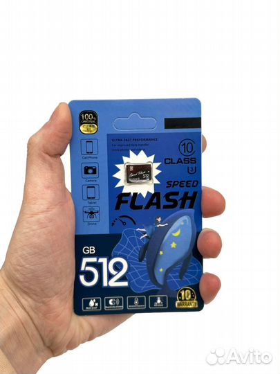 Карта памяти micro sd 512 remax 10 class Speed