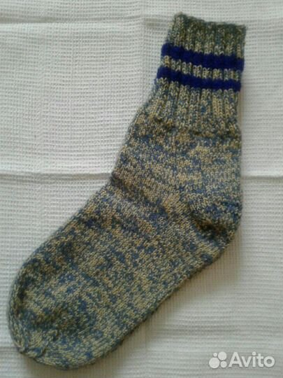 Носки вязаные шерстяные