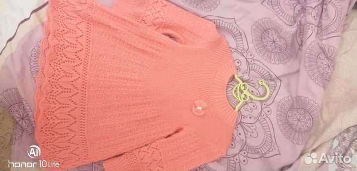 Вязаные платья для девочек