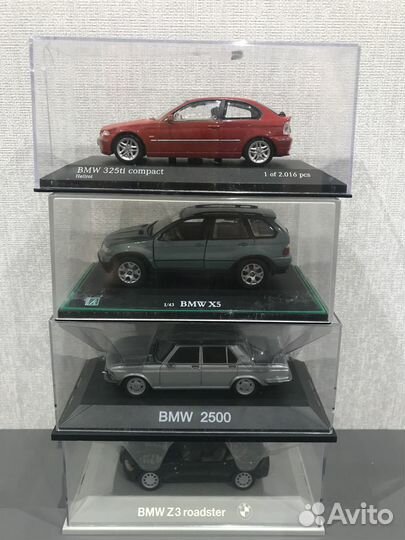 Модели авто BMW бмв в масштабе 1:43