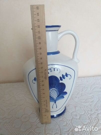 Кувшин и две вазы Гжель СССР