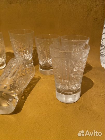 Стопки хрустальные СССР