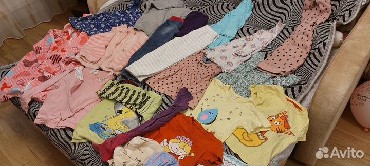 Детские вещи пакетом для девочки 104 110