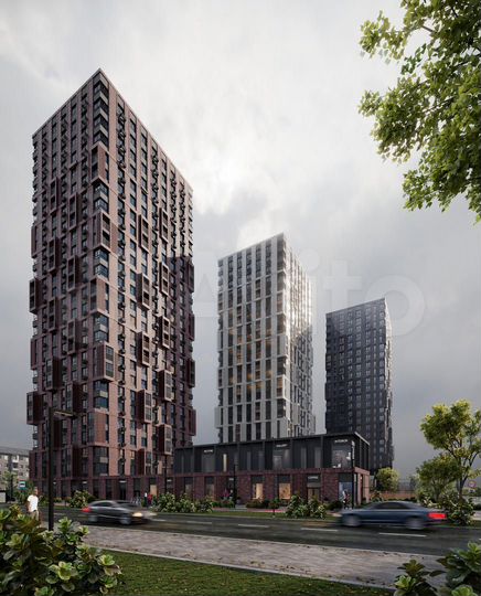 3-к. квартира, 57,7 м², 12/25 эт.