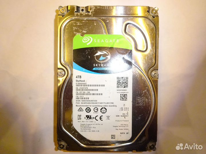 Seagate ST4000VX007 4Tb на запчасти