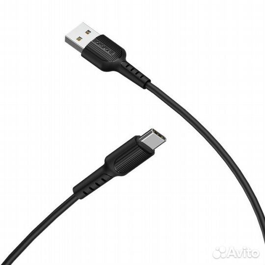Кабель Type-C Borofone BX16 Easy charging cable bl