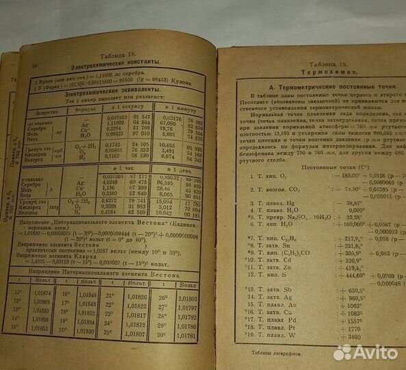 Книга логарифмичекие таблицы для химиков 1930