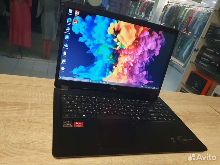 Мощный, Ryzen 5. озу 12гб. Видеокарта 4гб