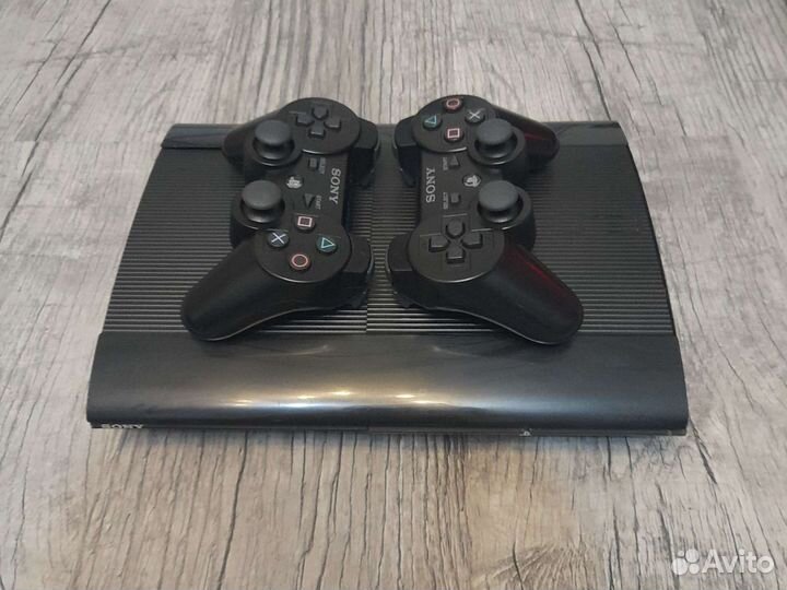 Sony playstation 3 super slim 500gb прошитая 50игр