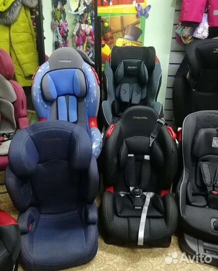 Большой выбор автомобильных кресел