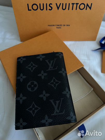 Обложка на паспорт louis vuitton канва кожа