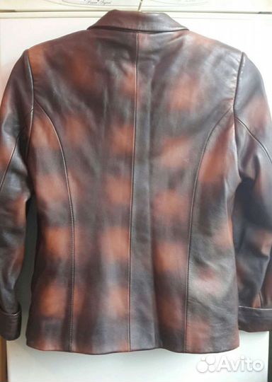 Куртка кожаная женская 46 р-р