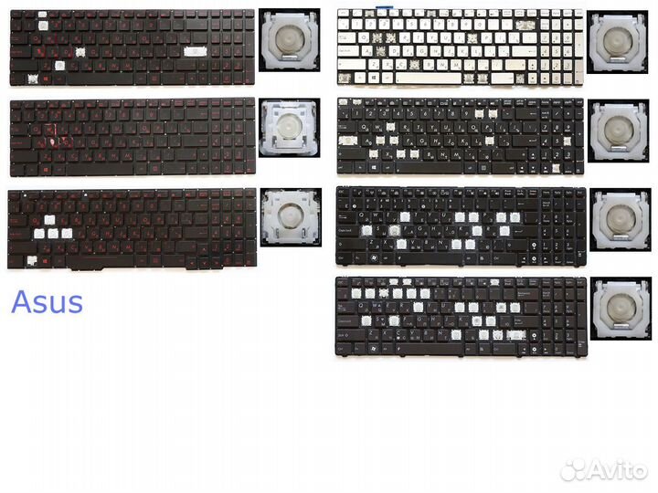 Клавиши, механизмы для клавиатур игровых ноутбуков