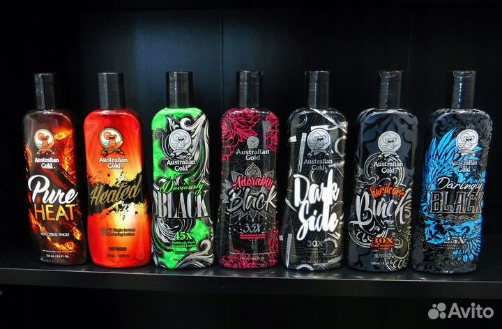 Australian Gold крема для солярия разные