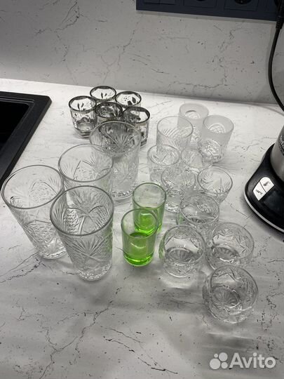 Хрустальные стаканы СССР