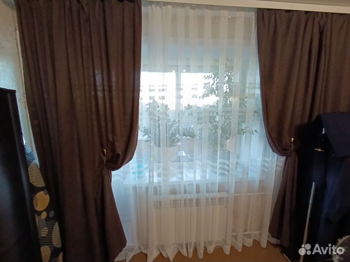 Комплект шторы и тюль бу