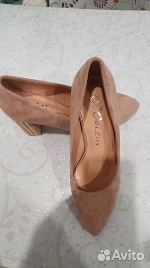 Туфли женские 36 размер натуральная замша