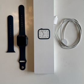 Часы Apple watch 7 45 mm blue