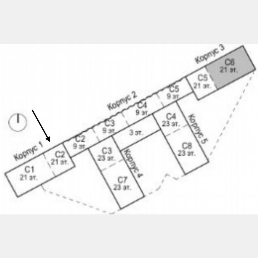 1-к. апартаменты, 37,1 м², 9/23 эт.