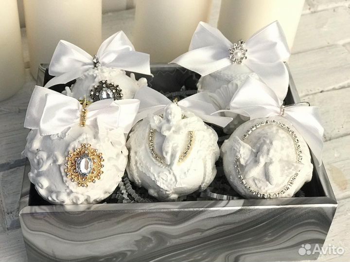 Шары на елку ручной работы