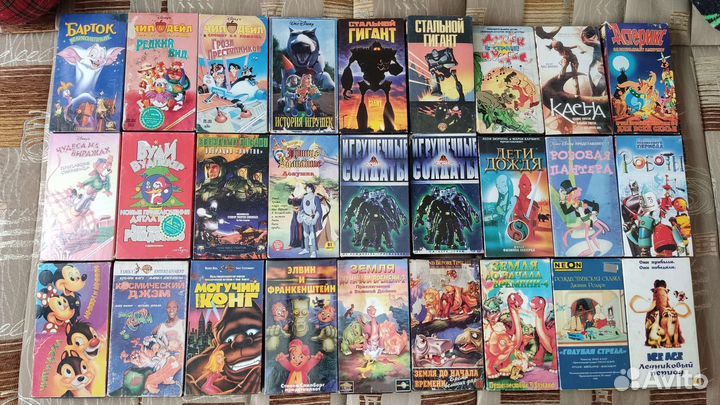 Дисней Том Джерри Маски Шрек Вуди VHS