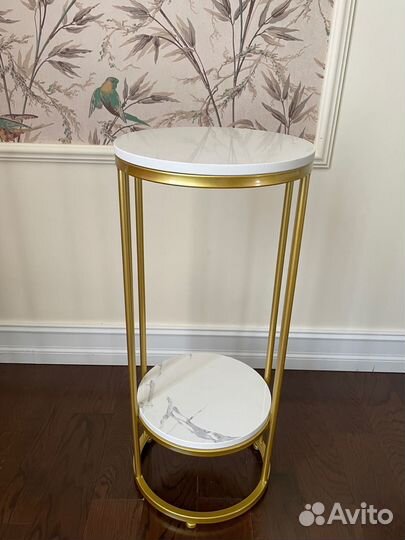 Полка для цветов декоративная подставка новая