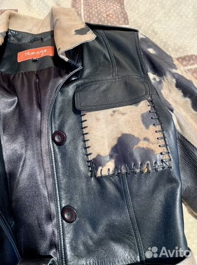 Кожаный плащ