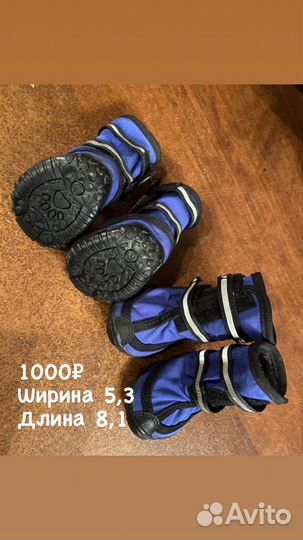 Обувь для собак