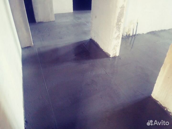 Стяжка пола. Фундамент