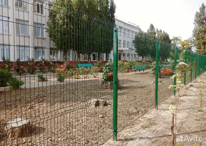 Забор сетка 3д