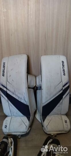 Щитки вратарские хоккейные Bauer