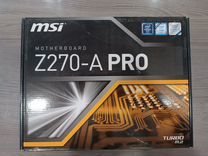 MSI Z270-A PRO LGA1151 ATX с гарантией