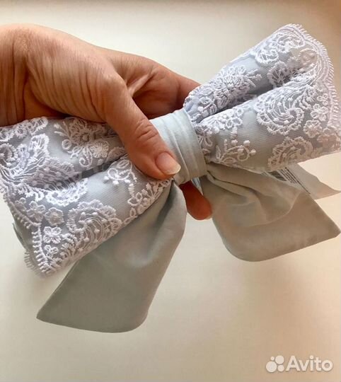 Бант для конверта на выписку новый