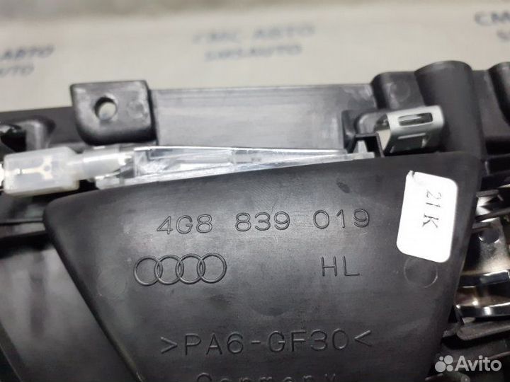 Ручка двери внутренняя задняя левая Audi A7 4G 3.0