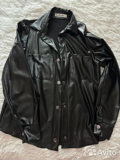 Костюм кожаный женский