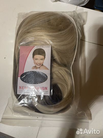 Парик термоволокно блонд аир тач балаяж новый