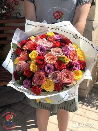 Розы 51 штука