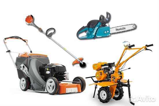 Ремонт бензо-техники, садовой техники, запчасти