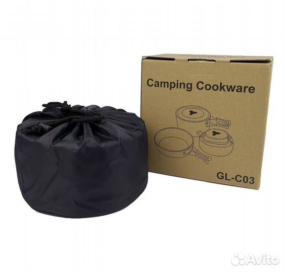 Походный набор посуды. Туристический. Дачный
