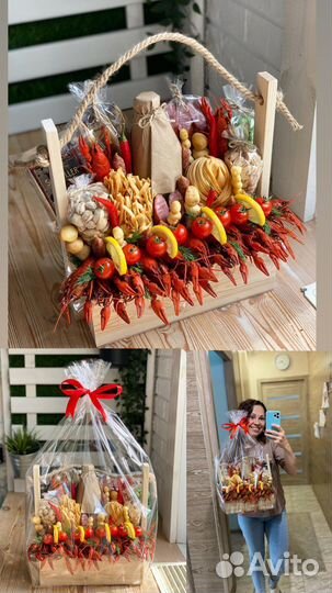 Деревянный ящик кашпо