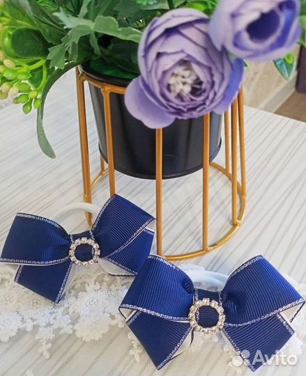 Школьные бантики ручной работы