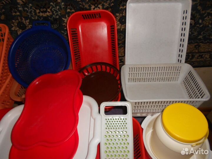 Пластмассовая Посуда: Корзины Тёрка