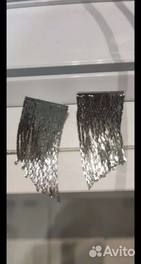 Новый эффектный сверкающий комплект серьги браслет