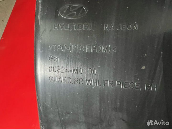 Подкрылок Локер задний правый Hyundai Creta Gs 2.0