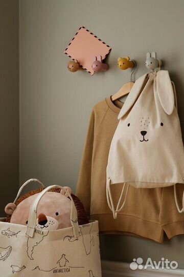 Мешок для хранения игрушек детский hm home Зайчик
