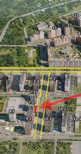 Уступка дду, Бульвар. 47,16 м²